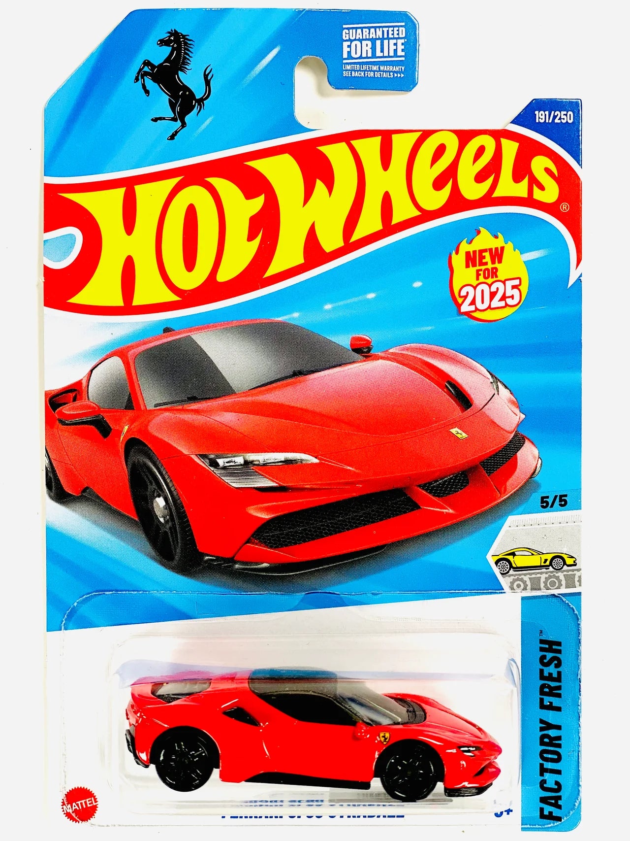 Hot Wheels 2025 Factory Fresh Ferrari SF90 Stradale