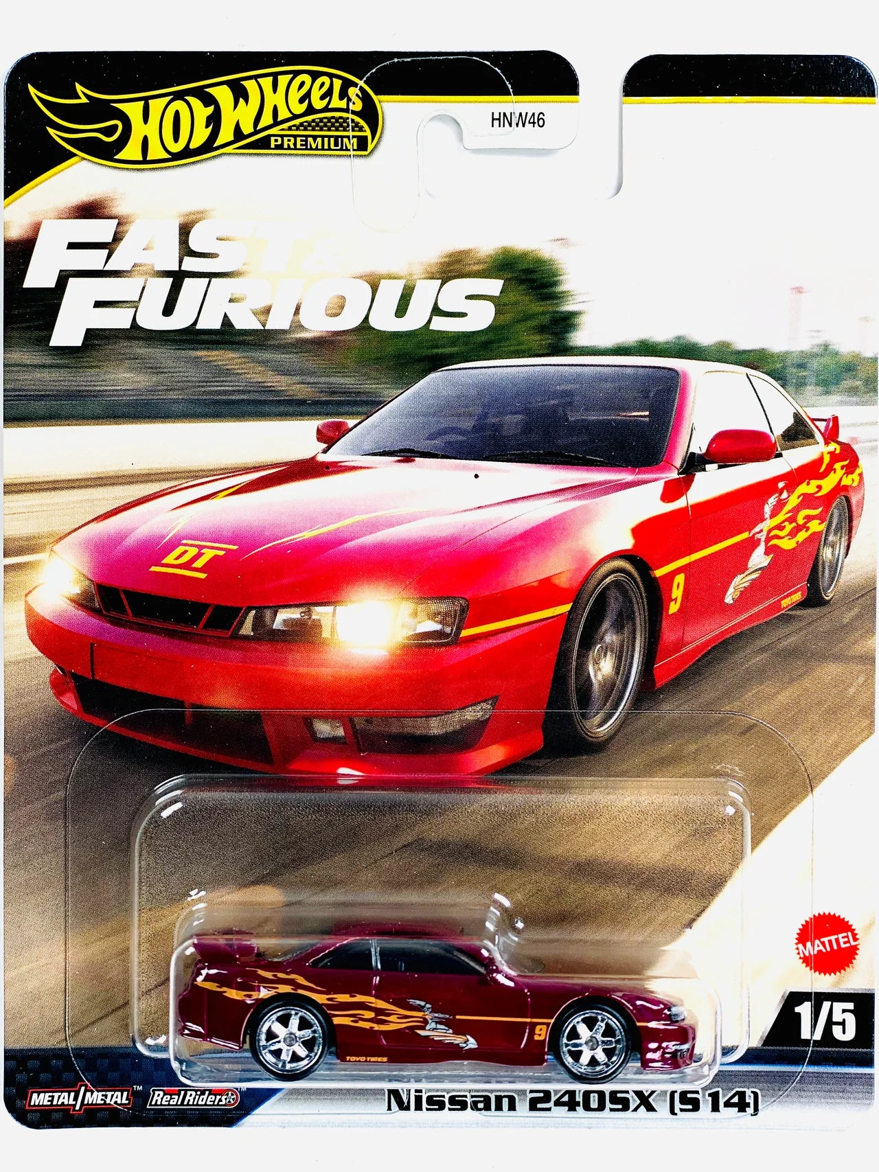 Hot Wheels 2025 Fast & Furious Case L Nissan 240SX (S14)