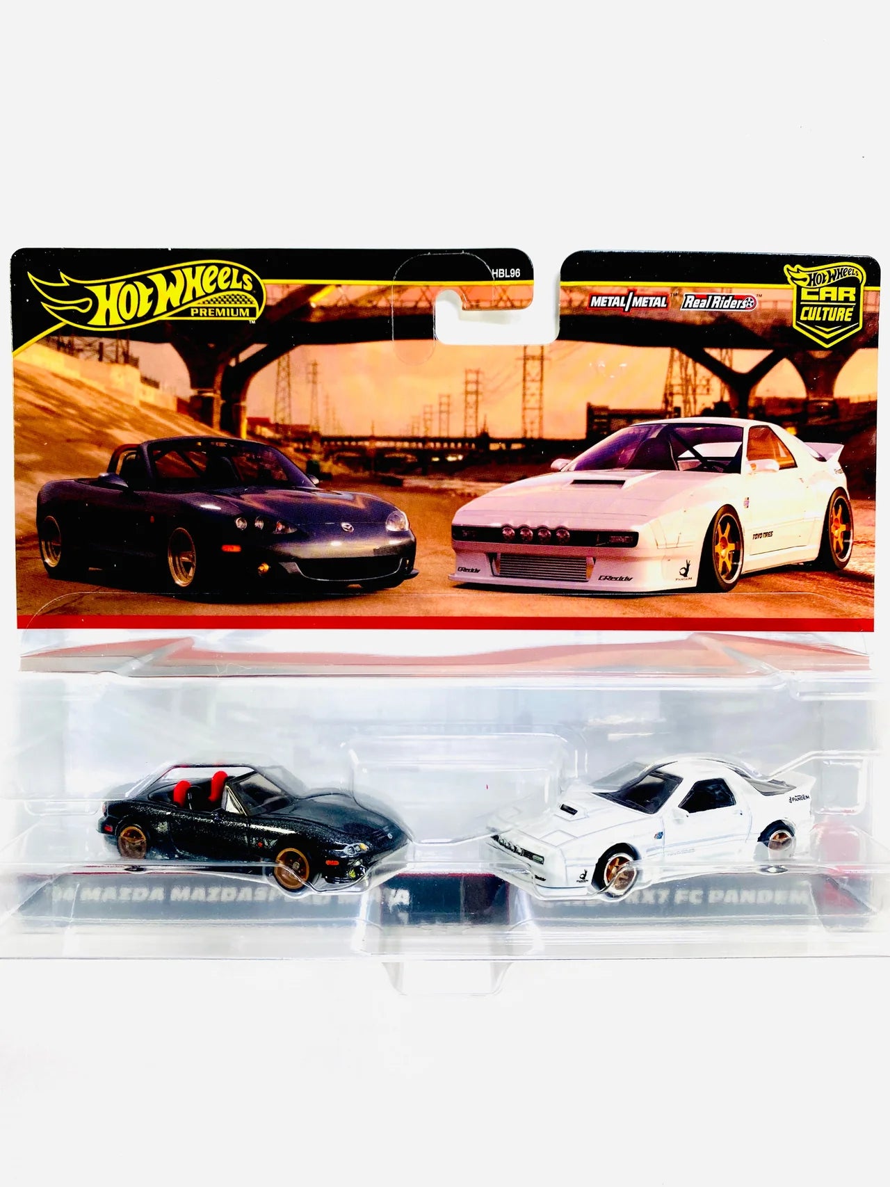 Hot Wheels 2024 Target Exclusive 2 Pack '04 Mazda Mazdaspeed Miata & Mazda RX7 FC Pandem