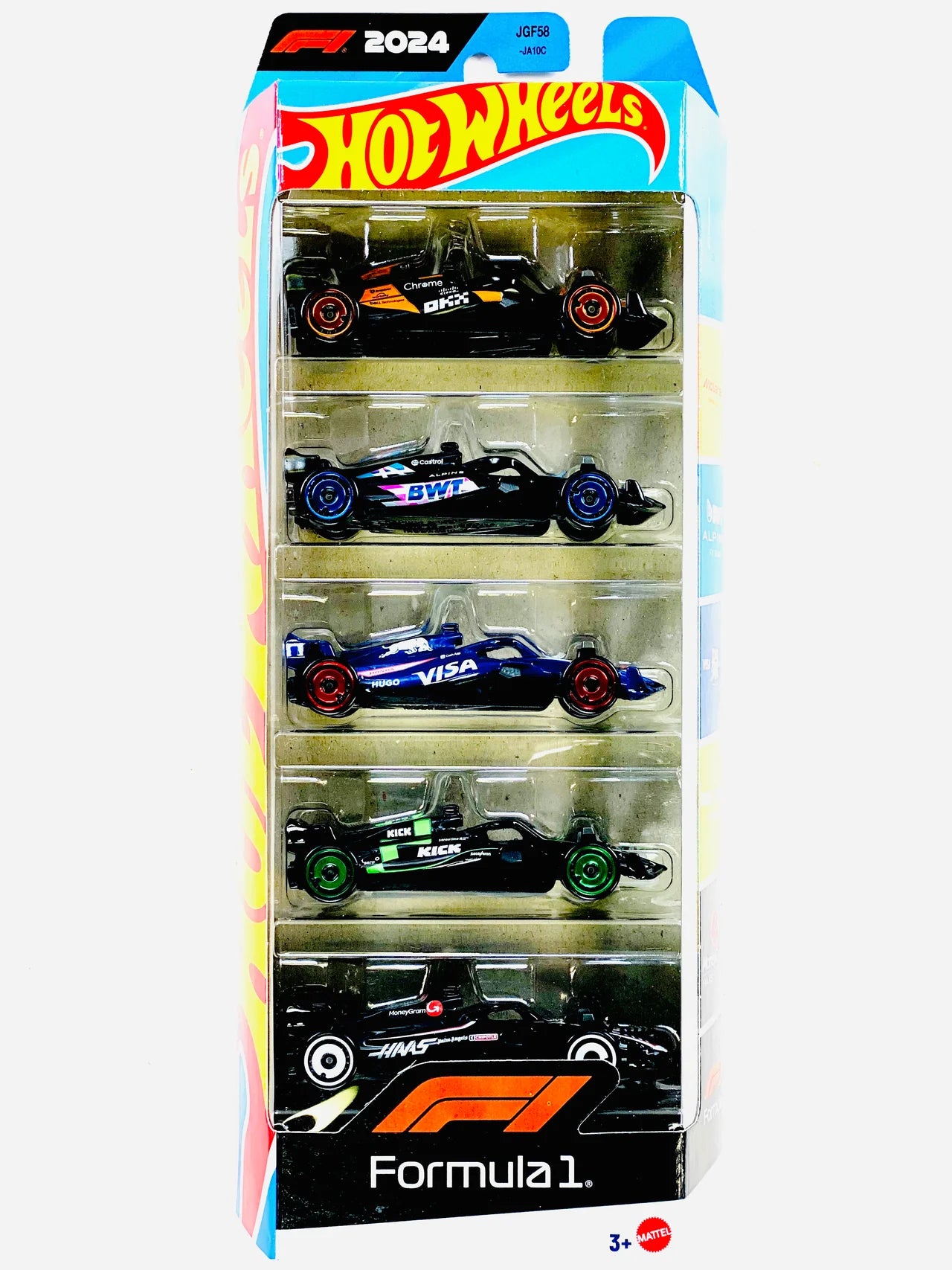 Hot Wheels Race Team 5-Pack Formula 1 F1 Racing
